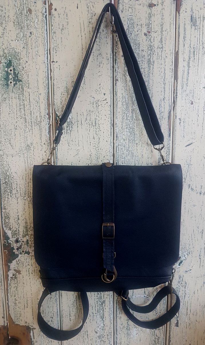 All leather satchel bag from vintagecreationbags